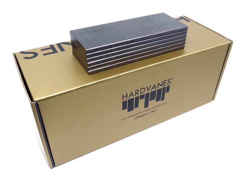 VANES RIETSCHLE KTA 80/4 VANES PALETAS ASPAS CARBON ALETAS PALAS PALETTE BOMBA DE VACIO ELMO RIETSCHLE VACUUM PUMP H130525/6